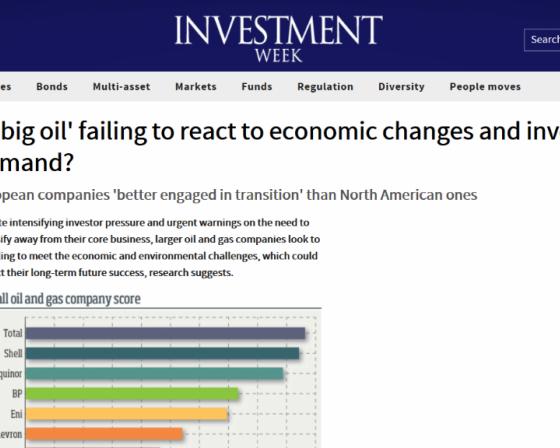 Investment Week article