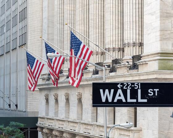 Photo of Wall Street in New York 