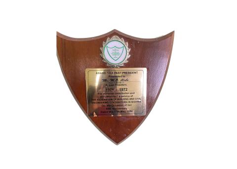 The Federation of Building and Civil Engineering Contractors In Nigeria award