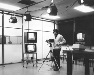 First TV studio