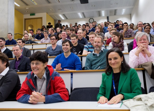 Imperial students in a lecture theatre