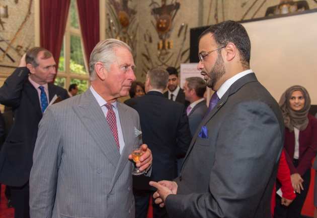 Prince Charles and Harris Bokhari