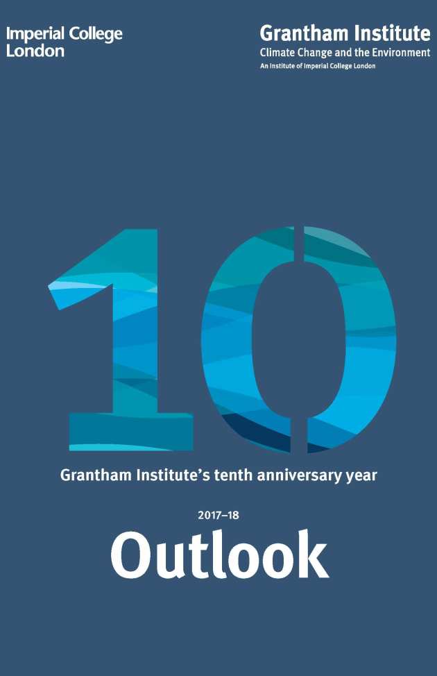Grantham Institute Outlook cover