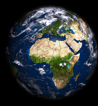 Image of the globe 