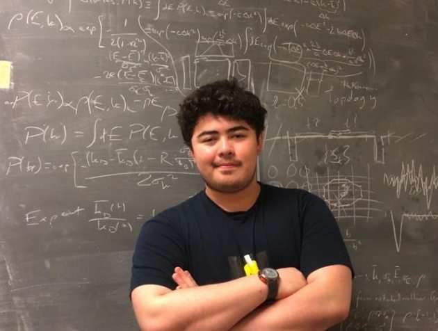 Chemistry student, Jonathan Hedley at MIT in 2019