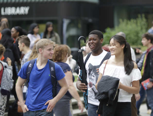 Students outside