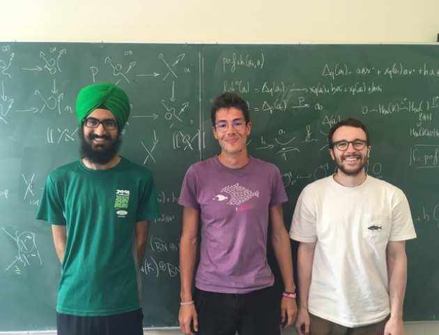Maths student, Nicolas Manrique at UBC in summer 2019