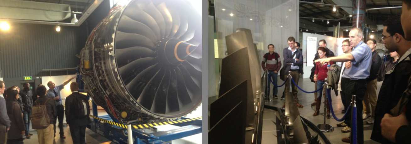 Rolls-Royce Engineering Fellow, David Rugg, giving a tour of the Heritage Museum. 