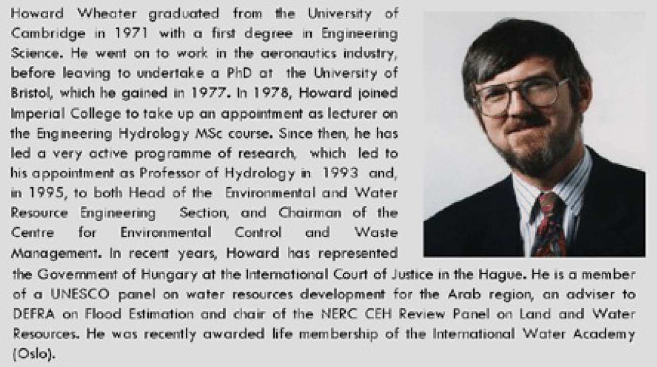 Professor Howard Wheater