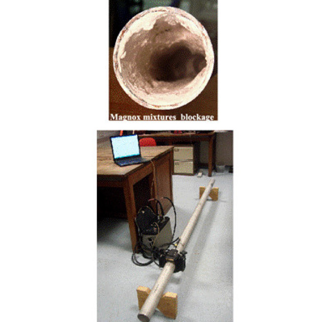 On-line measurement of the contents of pipelines using guided ultrasonic waves