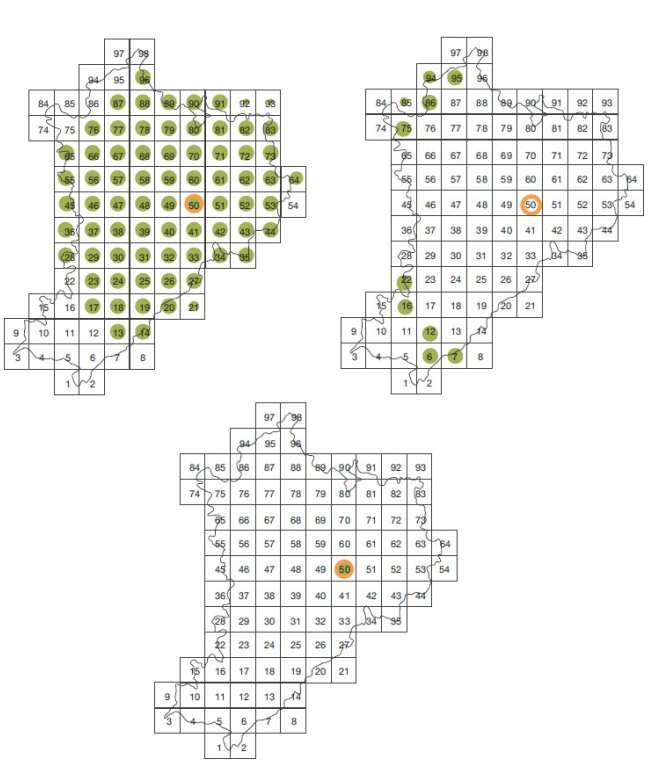 a) Wheat straw (top left)  b) Miscanthus (top right)         c) Barley straw (bottom)