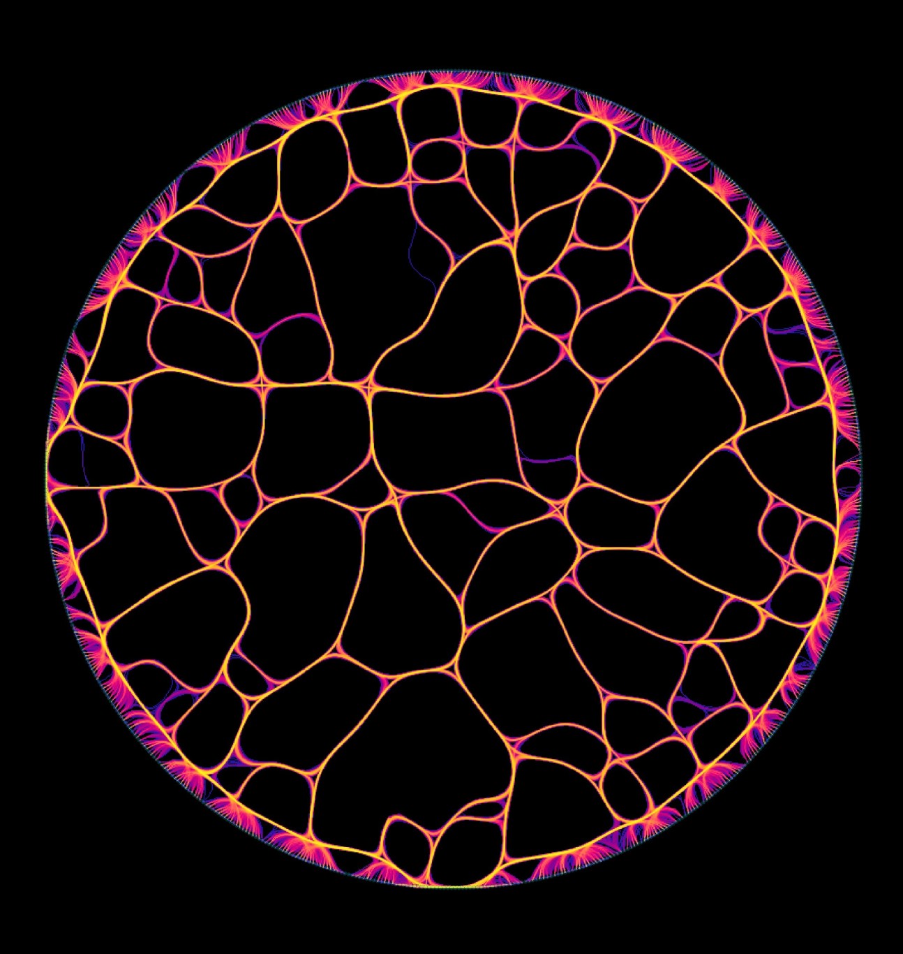 transcriptomic data from brain cells arranged in circular shape 