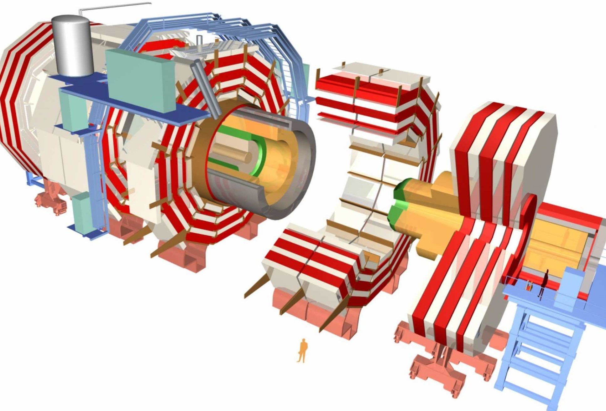 3D representation of the CMS experiment