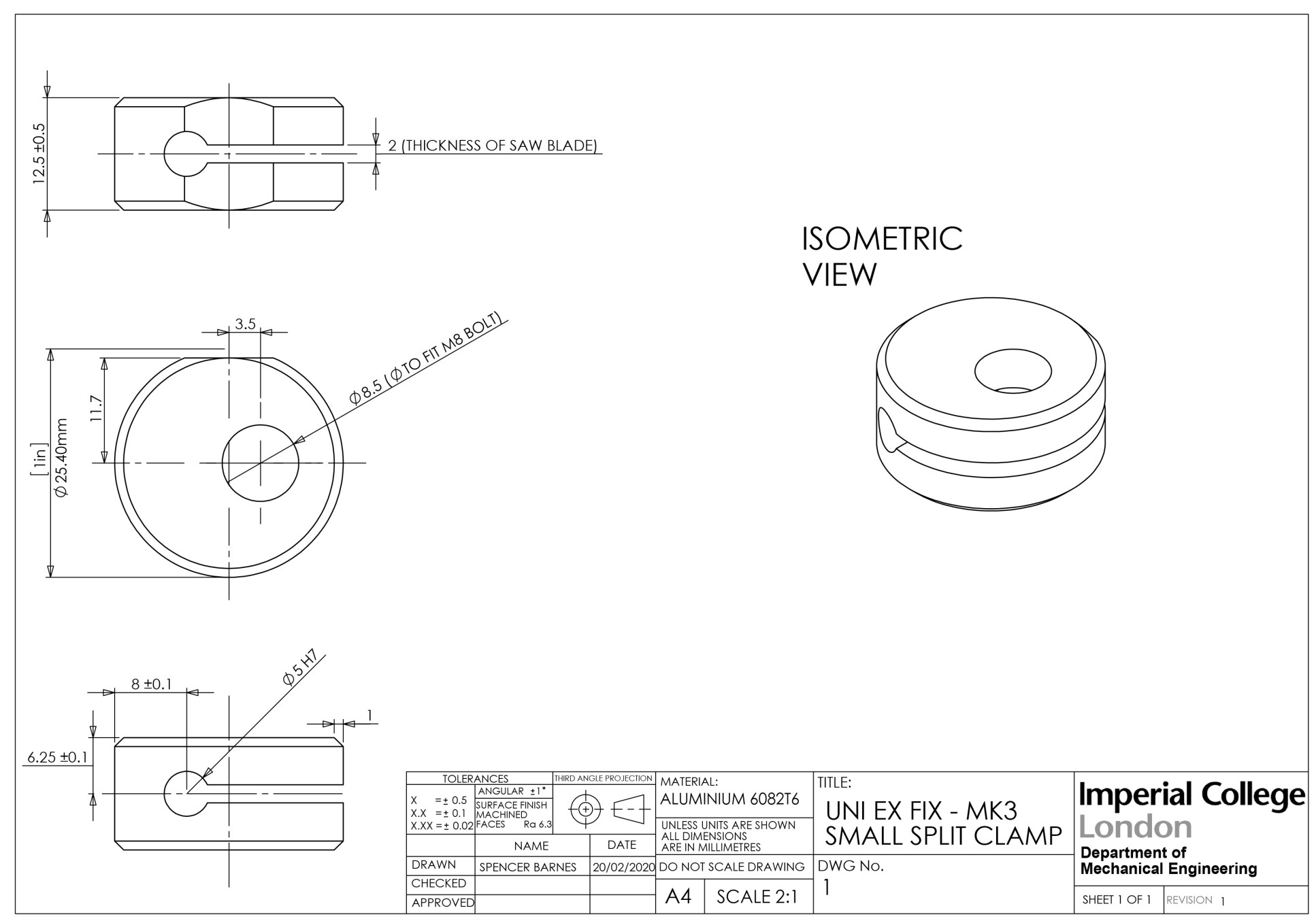 Bolt. Vector Illustration for Technical Design. Stock Vector - Illustration  of isometric, element: 253760514