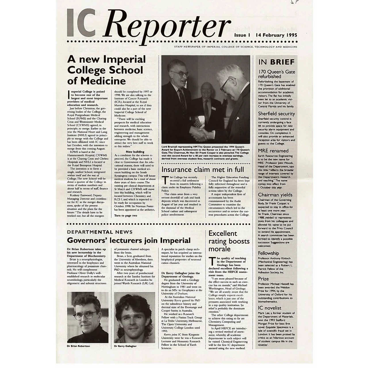 Issue 1, 14 February 1995
