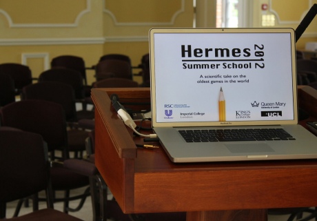 Preparations for Hermes 2012, a scientific take on the oldest games in the world.