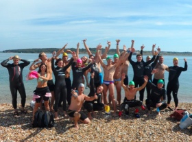 20 swimmers before setting off