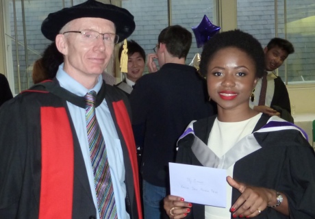 Image: Ify and Prof. Livingston