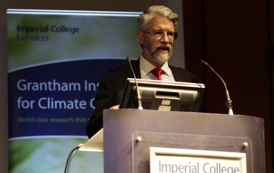 Dr John P. Holdren, Assistant for Science and Technology to President Obama, delivering the Grantham Annual Lecture 2012