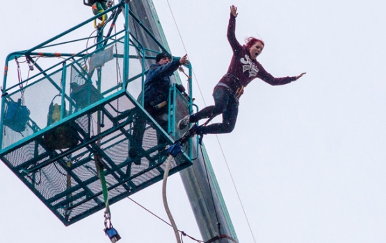 The 125 jumpers experienced unique views across London just before taking the dramatic leap