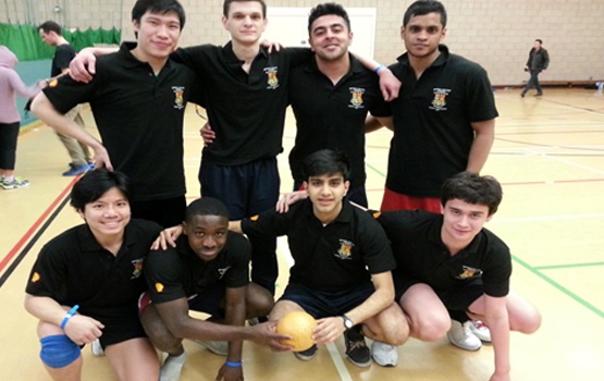 The Winning Dodgeball Team