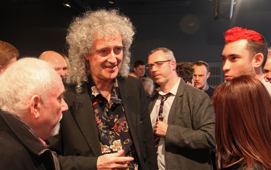 Dr Brian May chats to fans