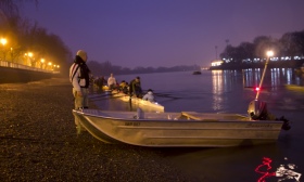 Rowing against the ebbing tide