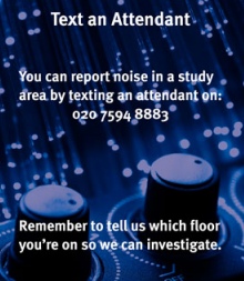 Text an Attendant poster