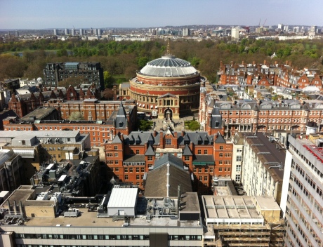 The view from the top of the Queen's Tower