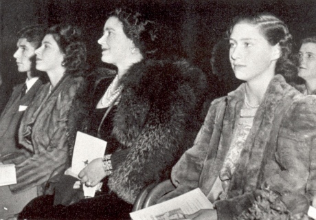 The Royal Family at the Fleming Library in 1945