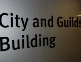 City and Guilds building sign