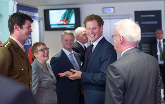 On arrival HRH is introduced to members of the CBIS Advisory Board, Faculty of Engineering and TRBL