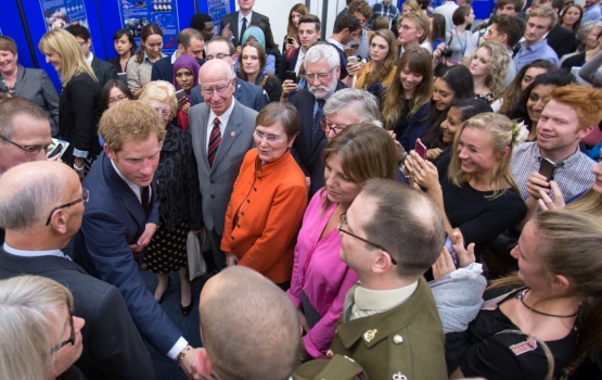 The event was well attended with a number of attendees keen to get a sneaky pic of HRH as he met guests