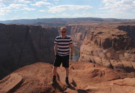 Gareth Roberts at the Grand Canyon