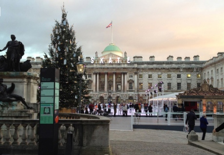 Somerset House's iconic ice rink