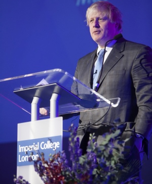 The Mayor of London on a previous visit to Imperial