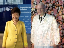 President Park with Professor Stirling at Imperial