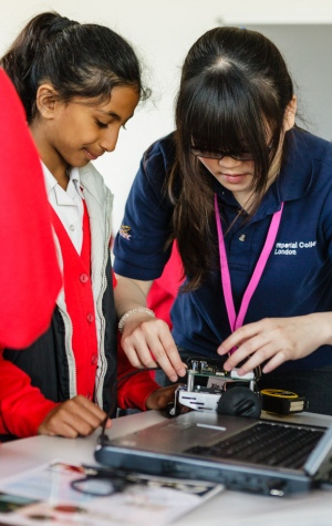 Imperial demonstration at the opening of William Perkin Academy