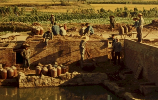 Chinese countryside – rural water collection and distribution, 1976