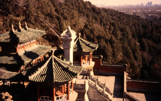 Beijing – Summer Palace, hilltop pavilion, 1979-80