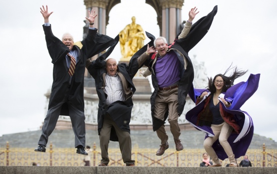 L-R: Desmond Kearn, Norman Price, Peter Chase, Serena Yuen