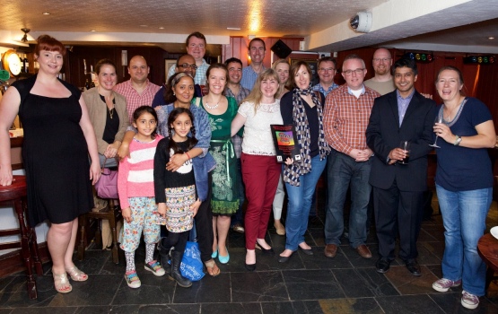 The Chemical Engineering Class of 1995 with their families