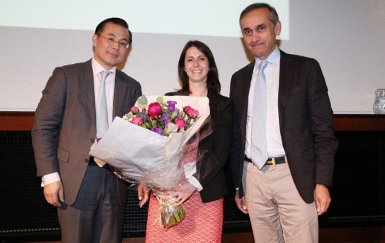 Prof Yang, Dr Karen Kerr and Lord Darzi