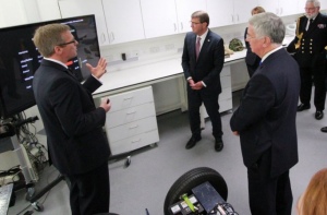 Ashton Carter and Michael Fallon visited Imperial in October