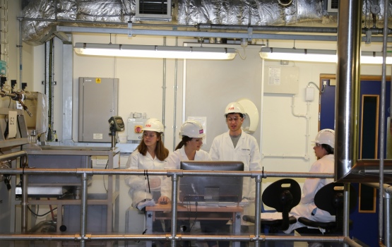 Students in the Pilot Plant