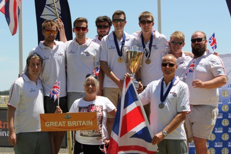 Tom and Team GB celebrate their success