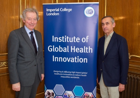 Lord Ara Darzi with Stephen Dorrell