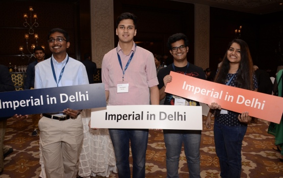Offer-holders and their parents joined current students and alumni at receptions in Delhi and Mumbai