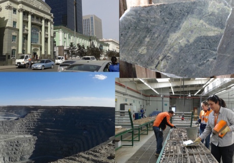 Fieldword Sampling at Oyu Tolgoi Cu-Au Mine, Mongolia 