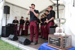 The group performing at last weekend's Imperial Festival